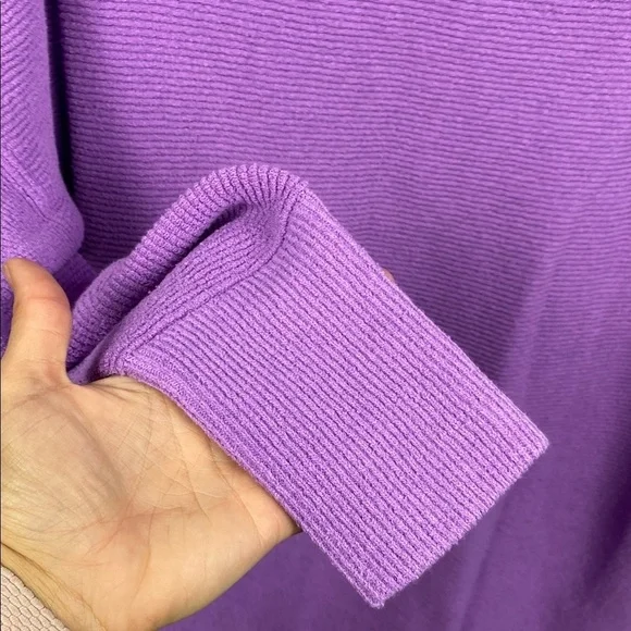 Free People NWT Ottoman Slouchy Tunic - Glowing Grape - Size Medium - Picture 9 of 15